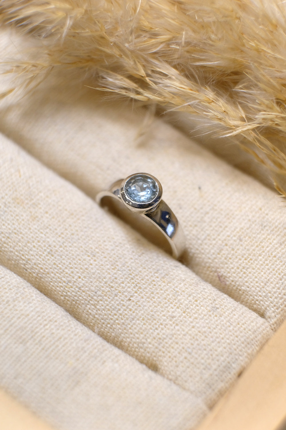 Blautopas | Ring | Silber
