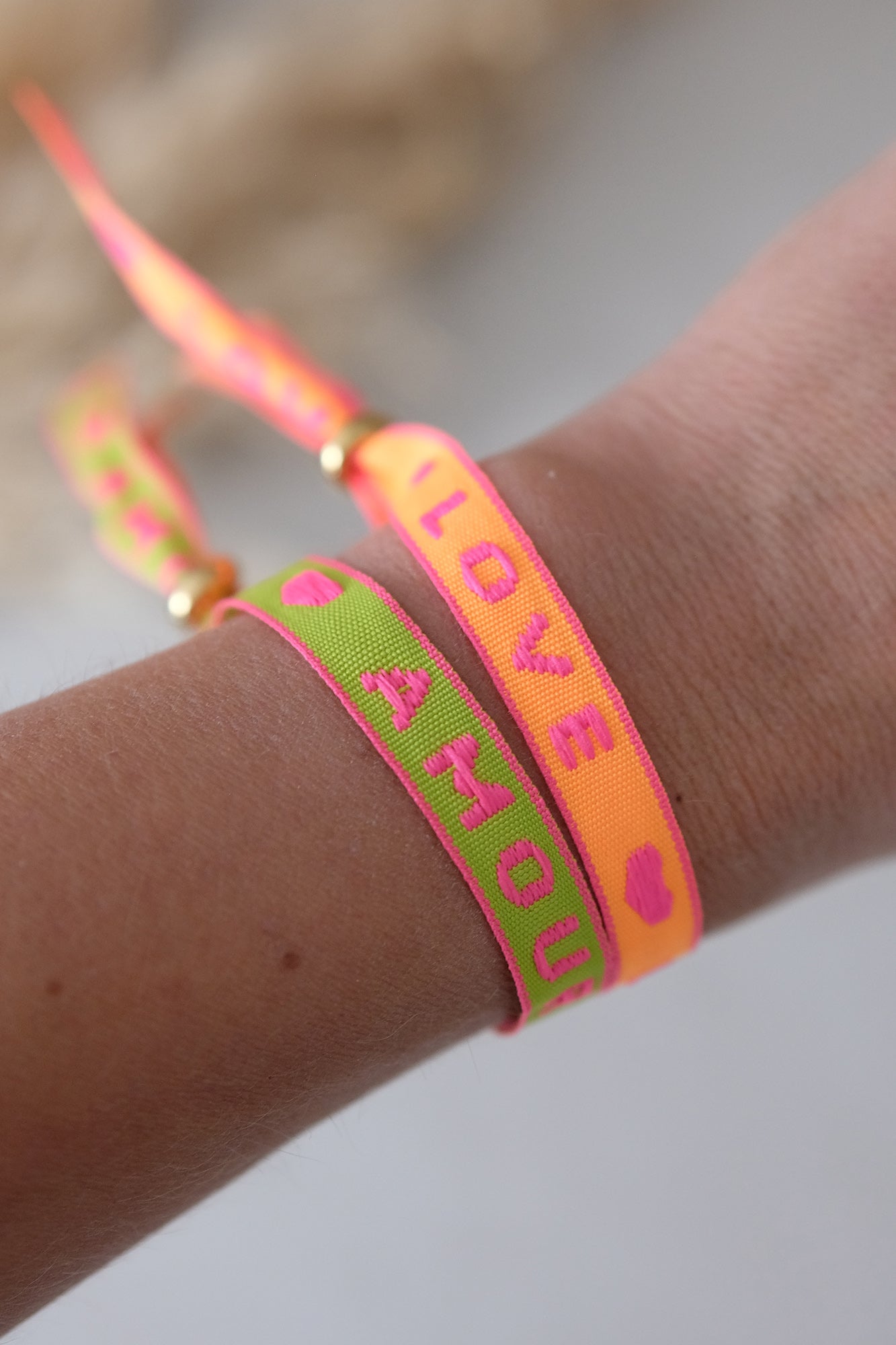 Festival Armband | Set Neon
