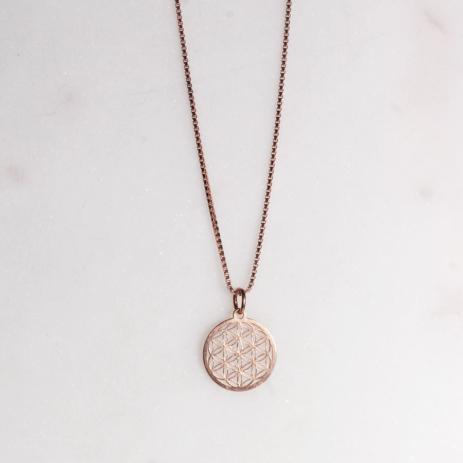 Lebensblume | Venezianerkette | Roségold