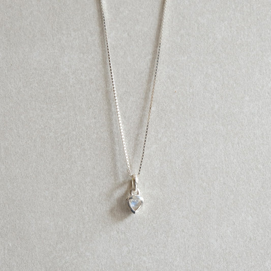 "Eclipse" Regenbogen-Mondstein | Venezianerkette | Silber