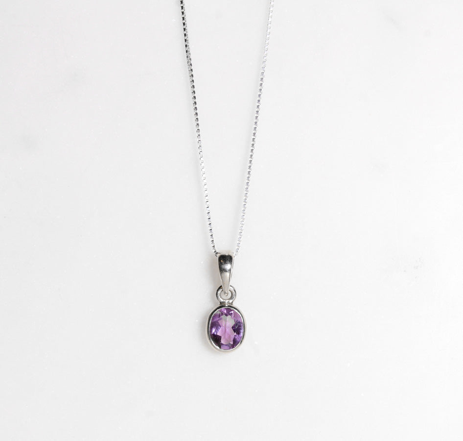 Amethyst | Venezianerkette | Silber