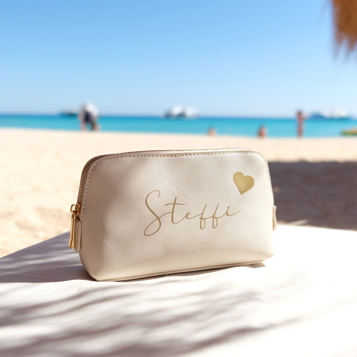 Personalisierte Kosmetiktasche | Herz