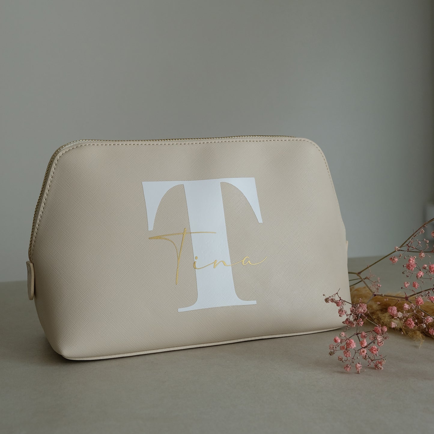 Personalisierte Kosmetiktasche | Monogramm