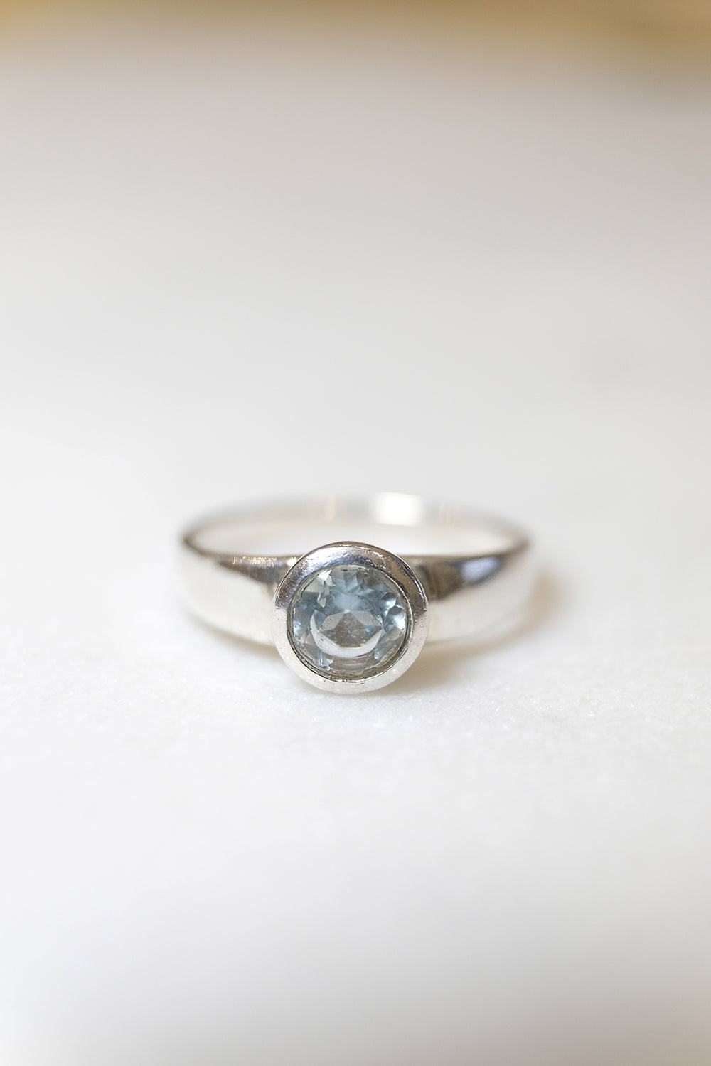 Blautopas | Ring | Silber