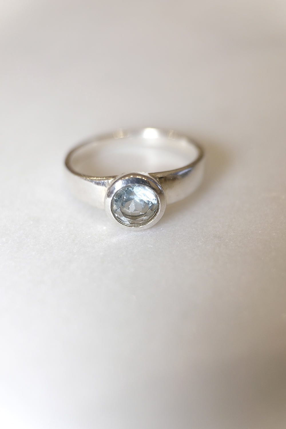 Blautopas | Ring | Silber