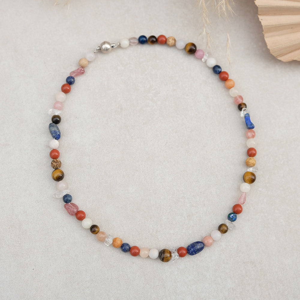 Edelsteinkette | Sunset | Choker