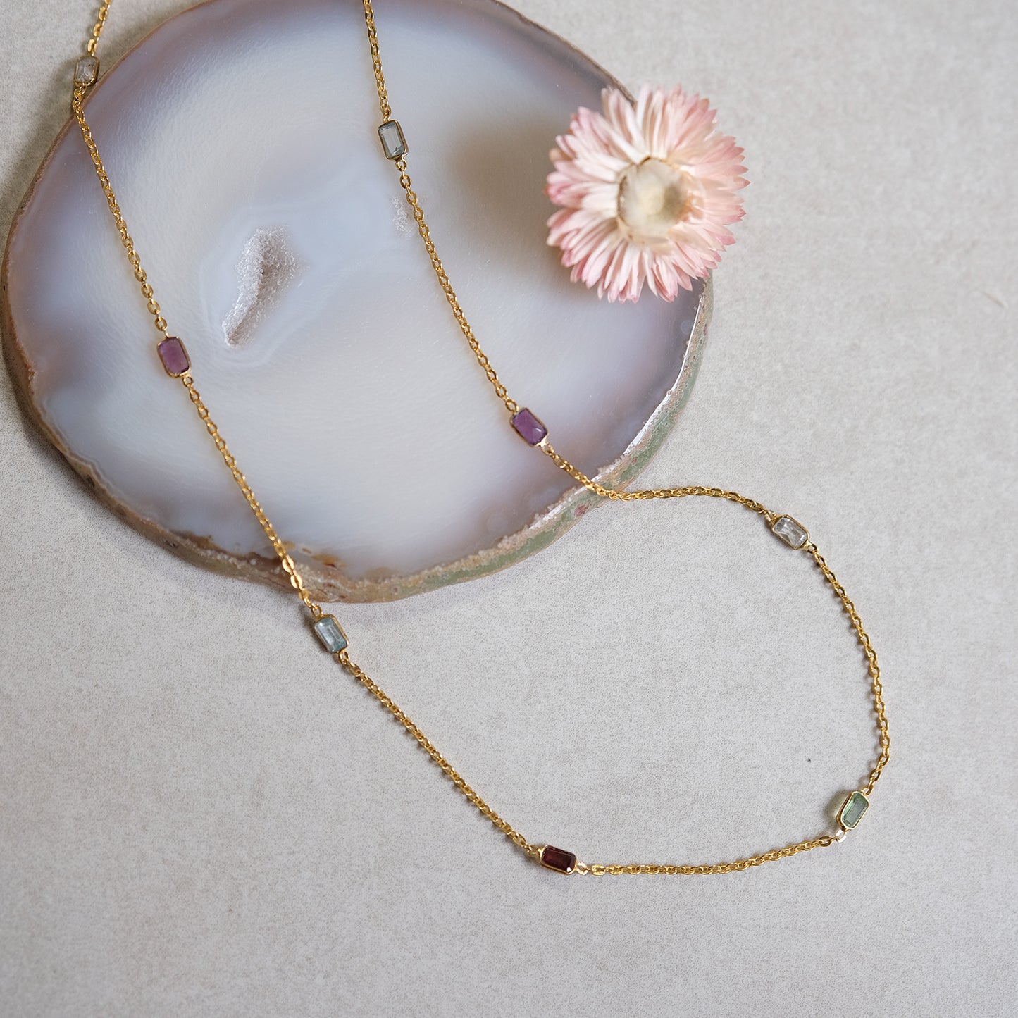 "Coloris" | Halskette | Gold