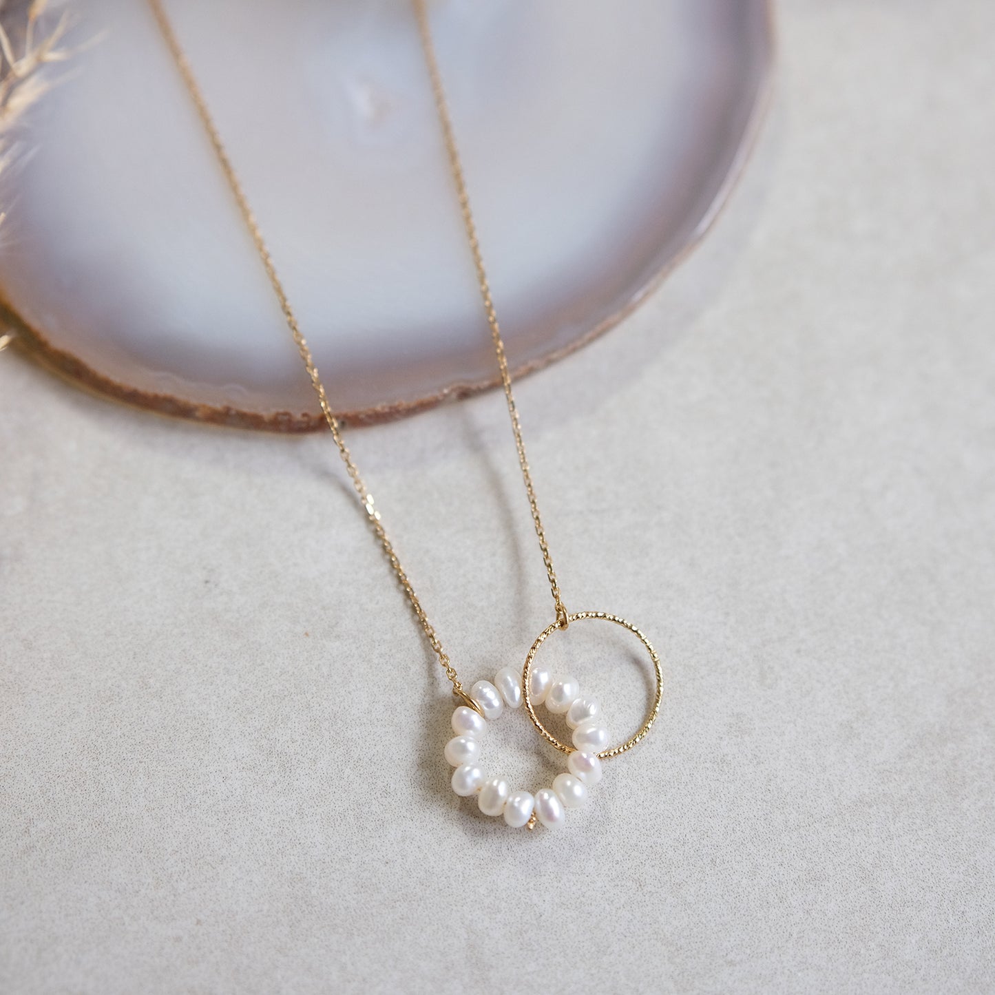 "Lumi Pearl" Süßwasserperlen | Halskette | Gold