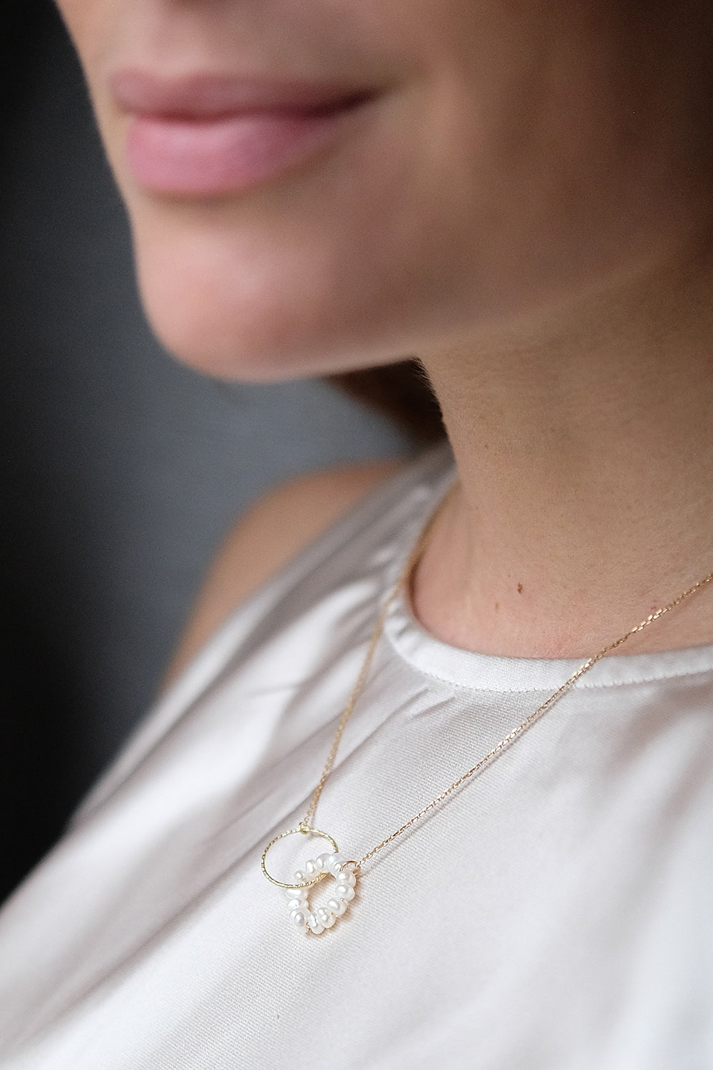 "Lumi Pearl" Süßwasserperlen | Halskette | Gold