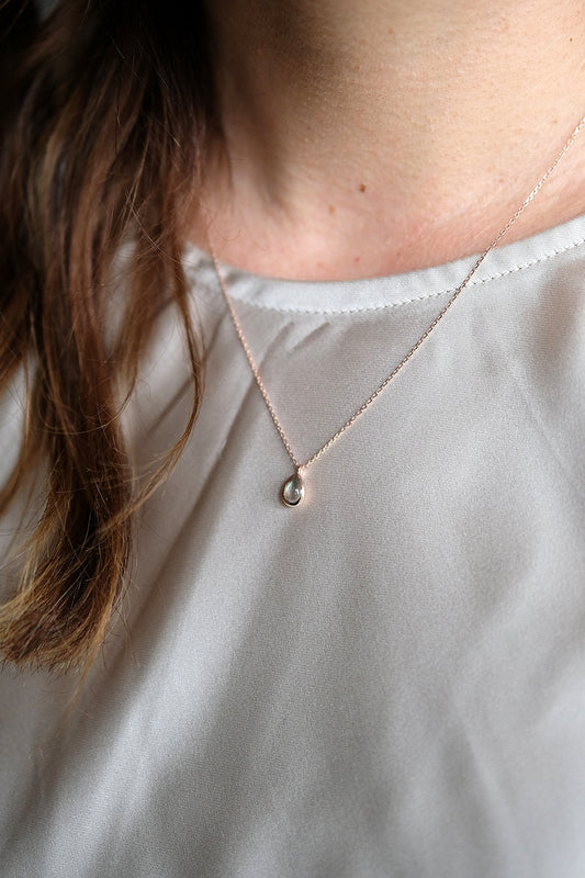 "Nova" XS Labradorit | Ankerkette | Roségold
