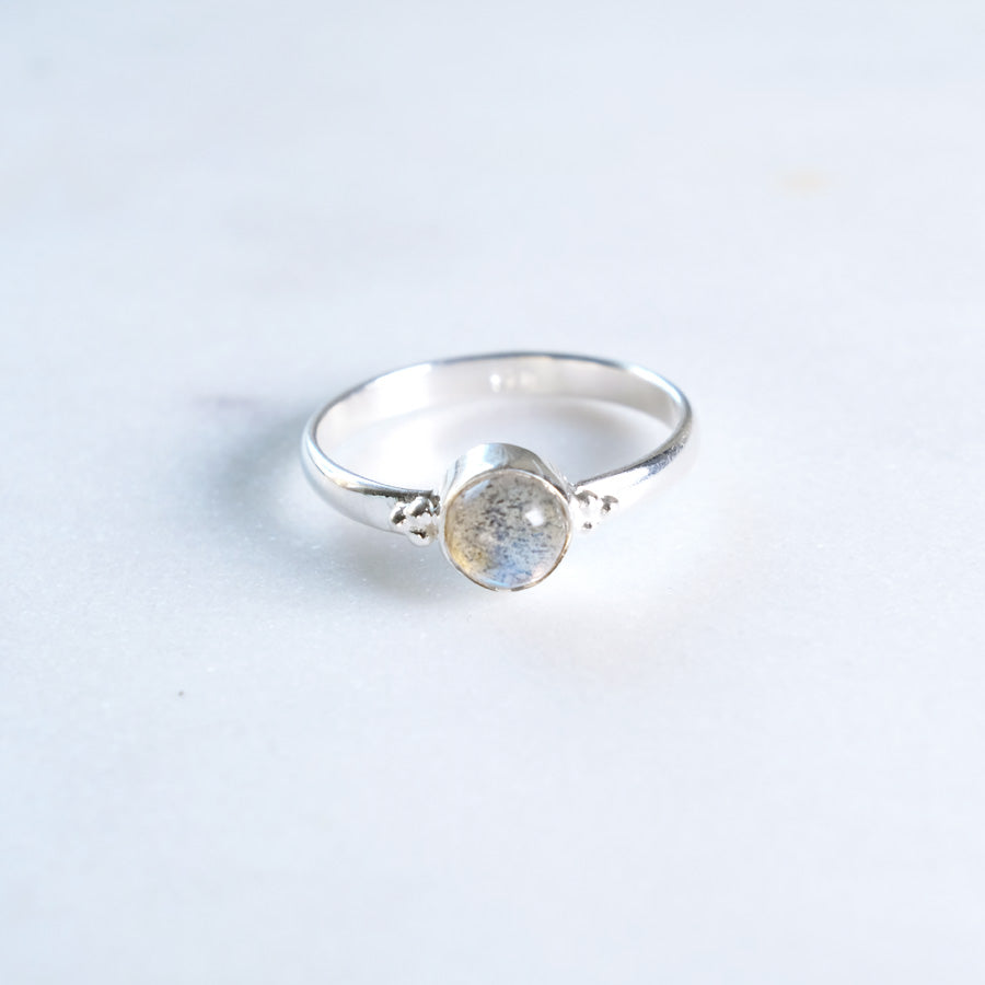 "Dots" Labradorit | Ring | Silber