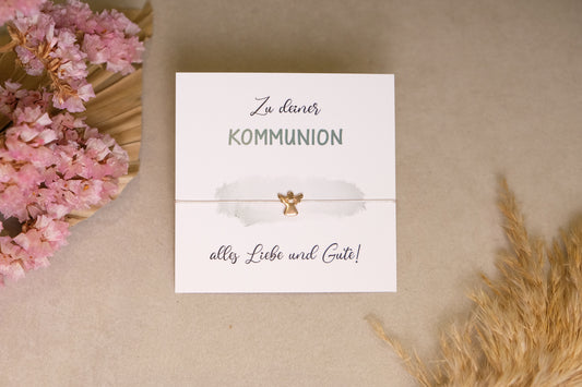 Armband Engel | Geschenkkarte | Metall