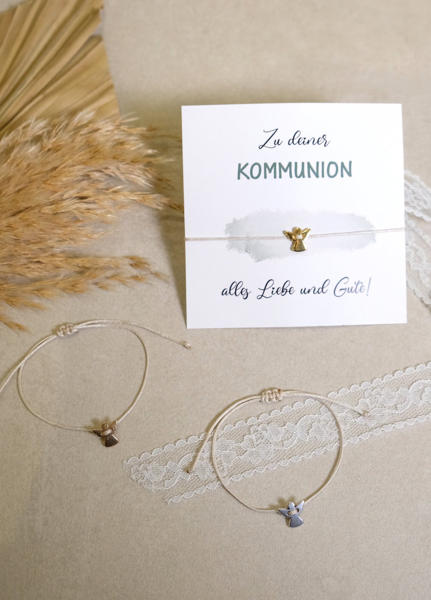 Armband Engel | Geschenkkarte | Metall