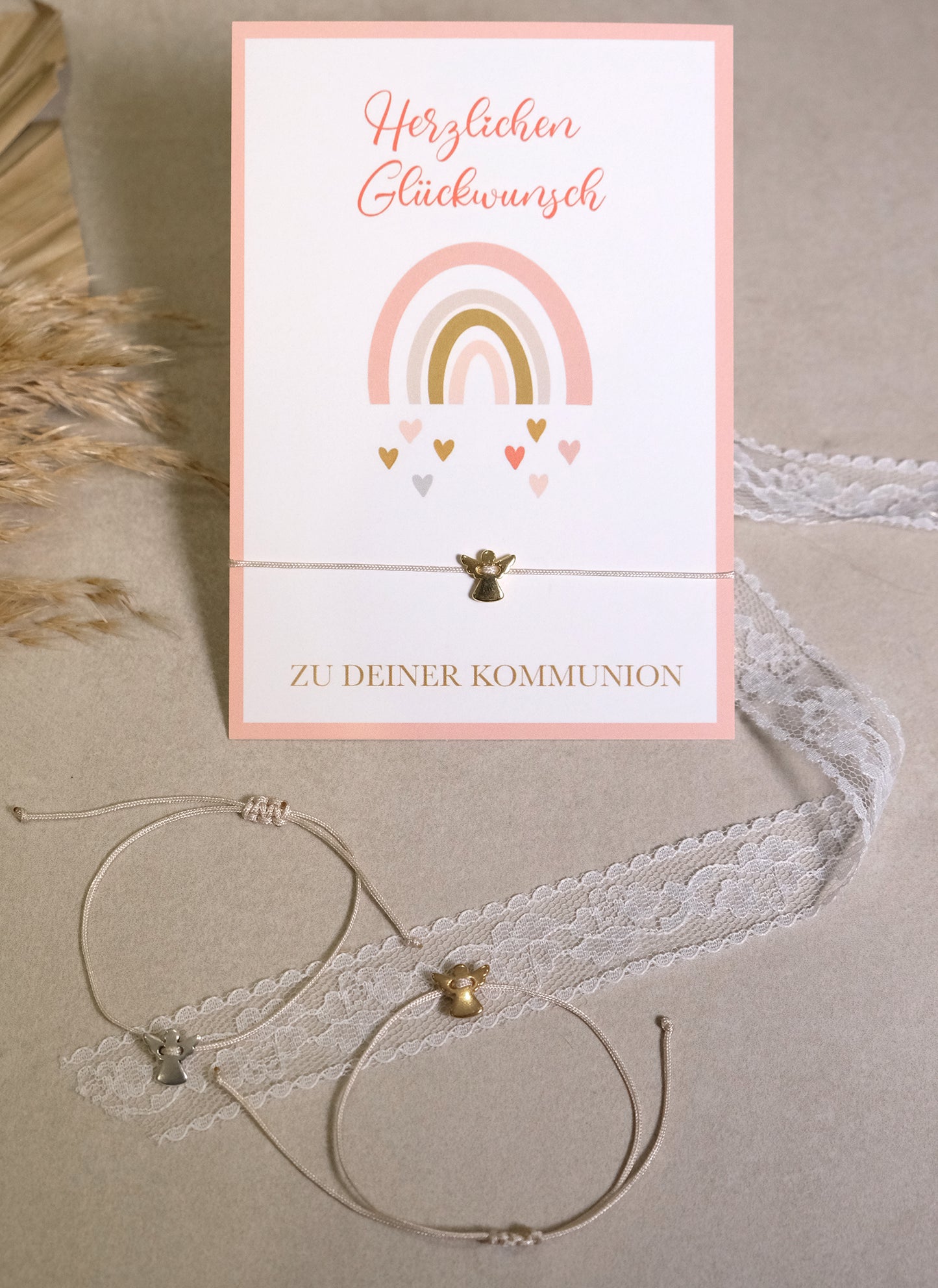Armband Engel | Geschenkkarte | Metall