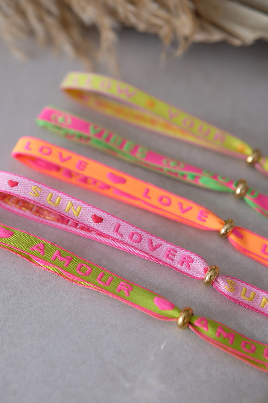 Festival Armband | Set Neon