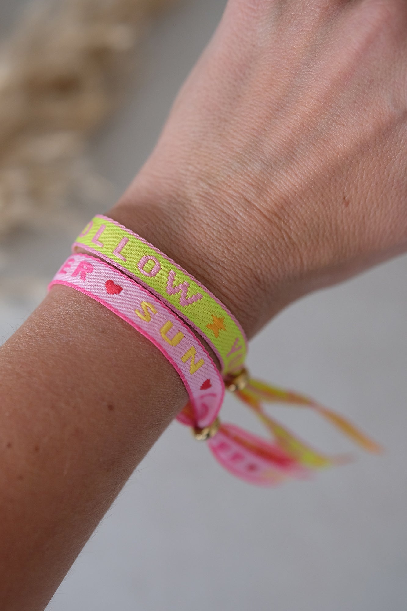 Festival Armband | Set Neon