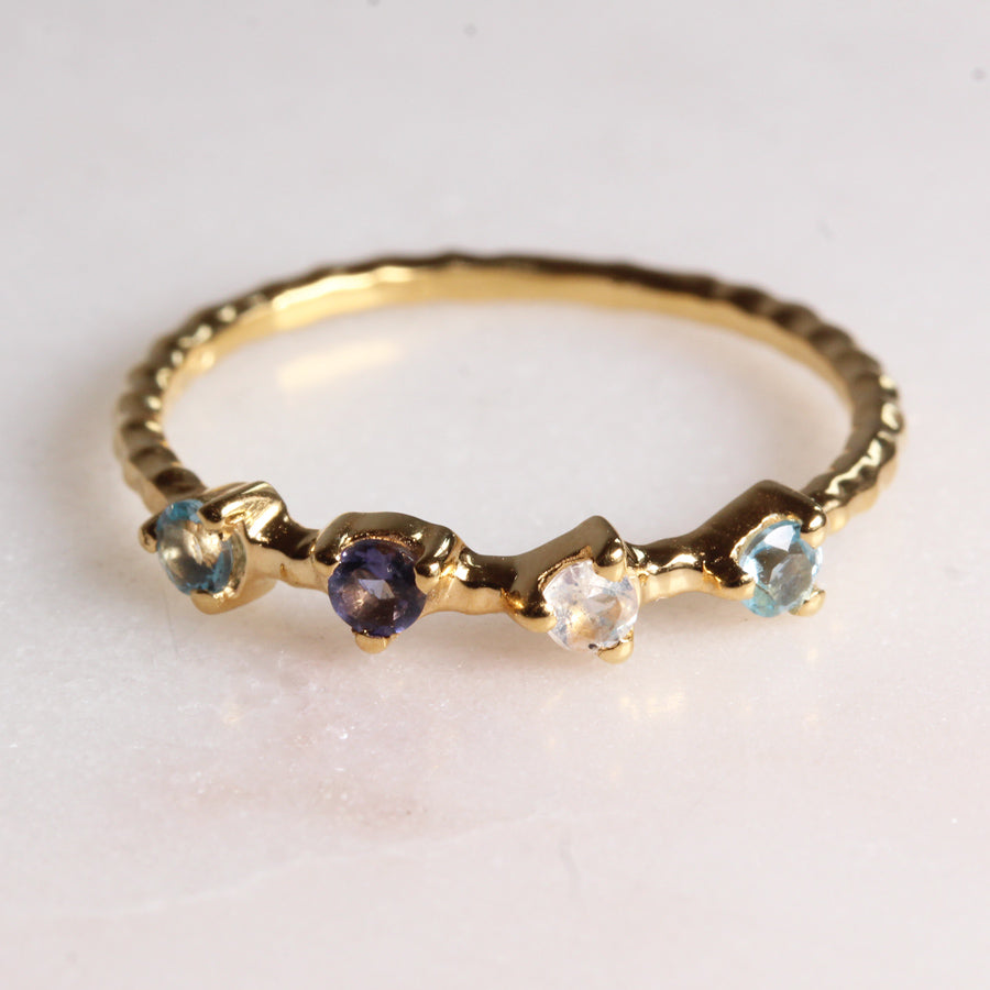 "Lumina" Topas, Lilith & Mondstein | Ring | Gold