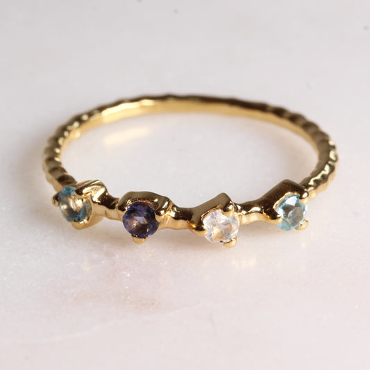 "Lumina" Topas, Lilith & Mondstein | Ring | Gold