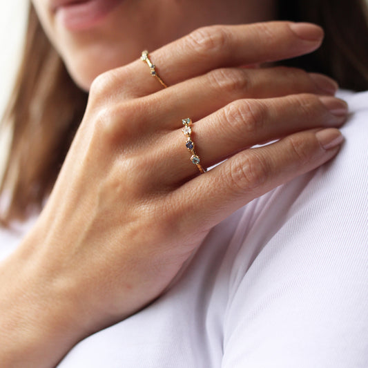 "Lumina" Topas, Lilith & Mondstein | Ring | Gold