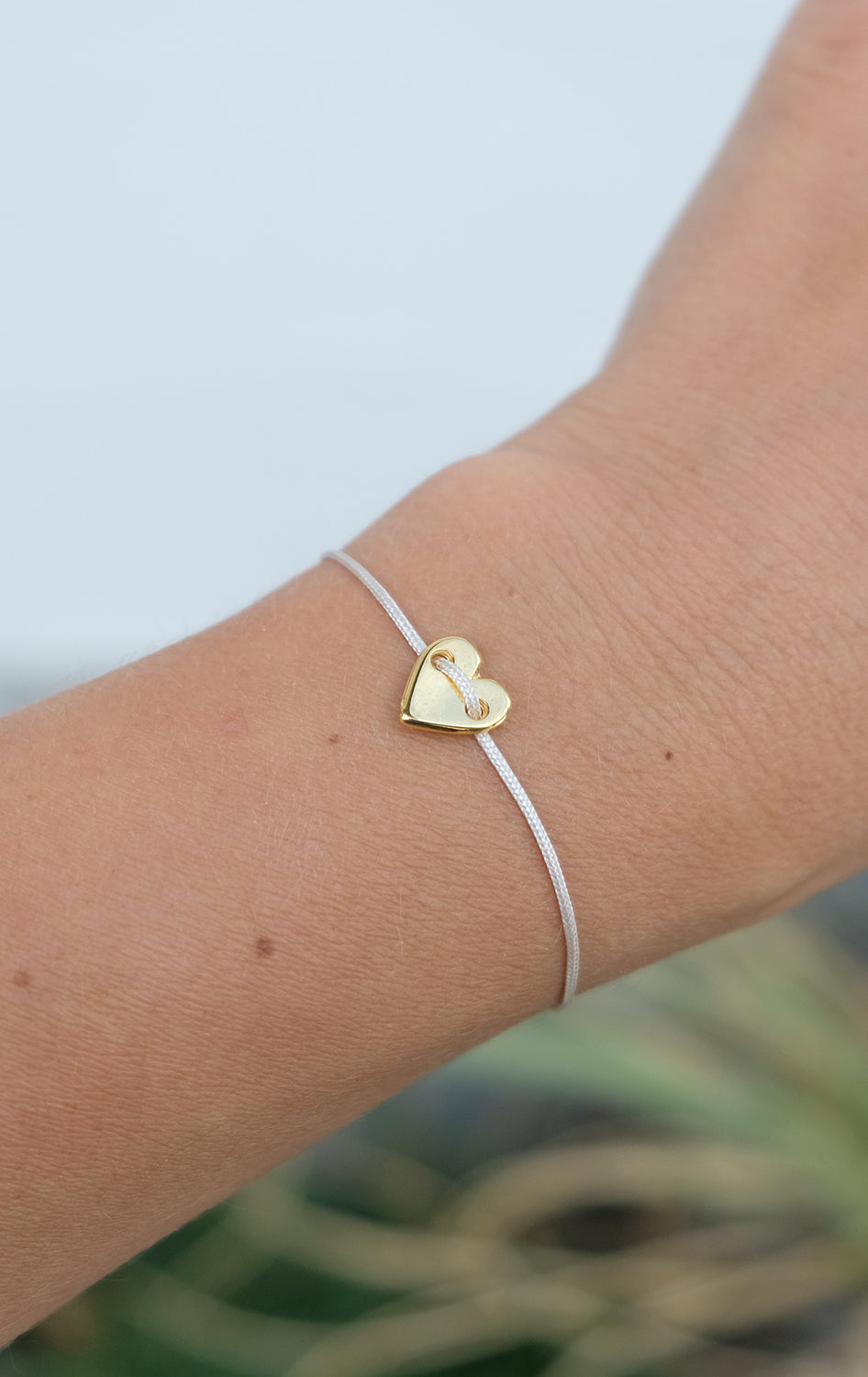 Armband Herzchen | Geschenkkarte | Metall