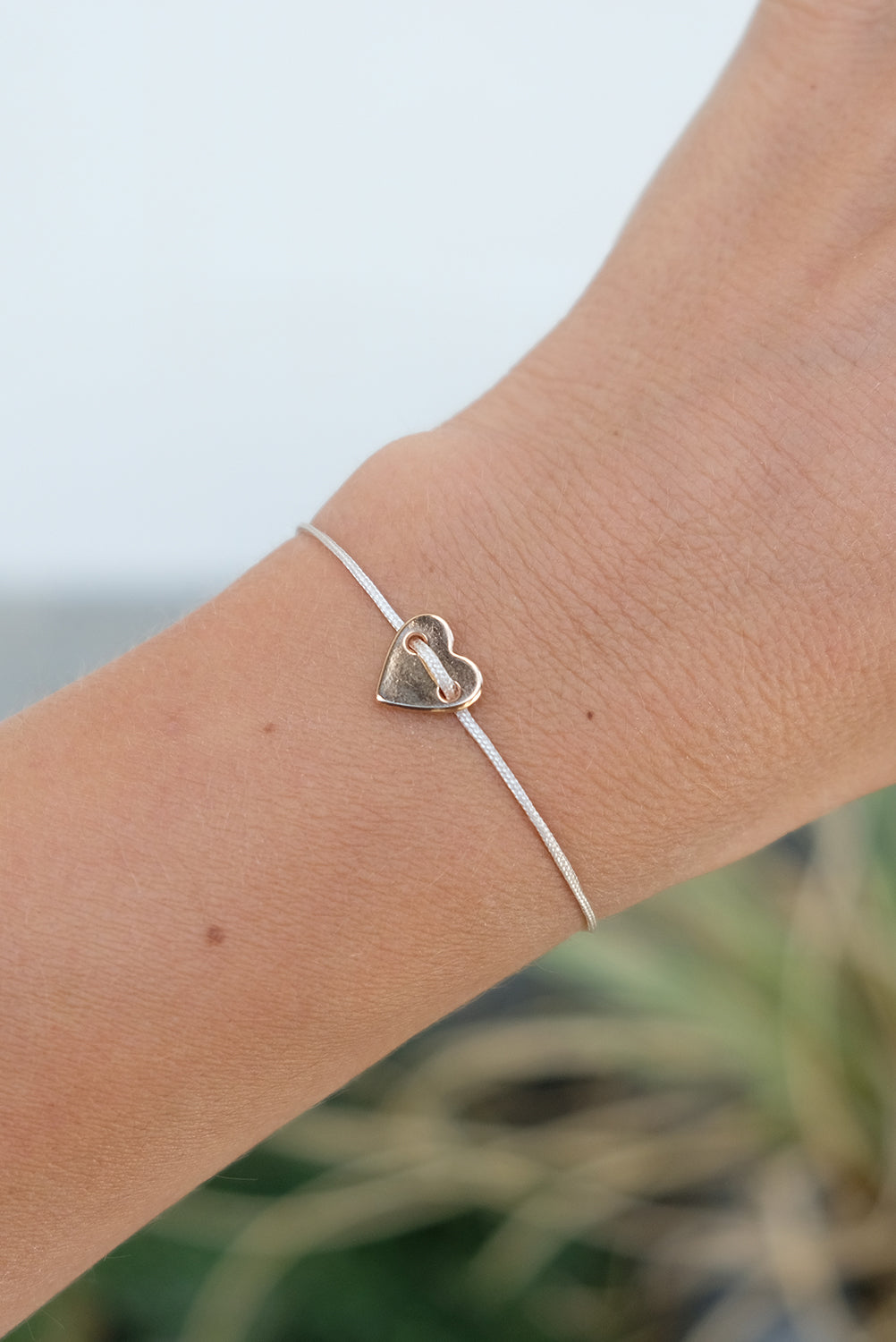 Armband Herzchen | Geschenkkarte | Metall