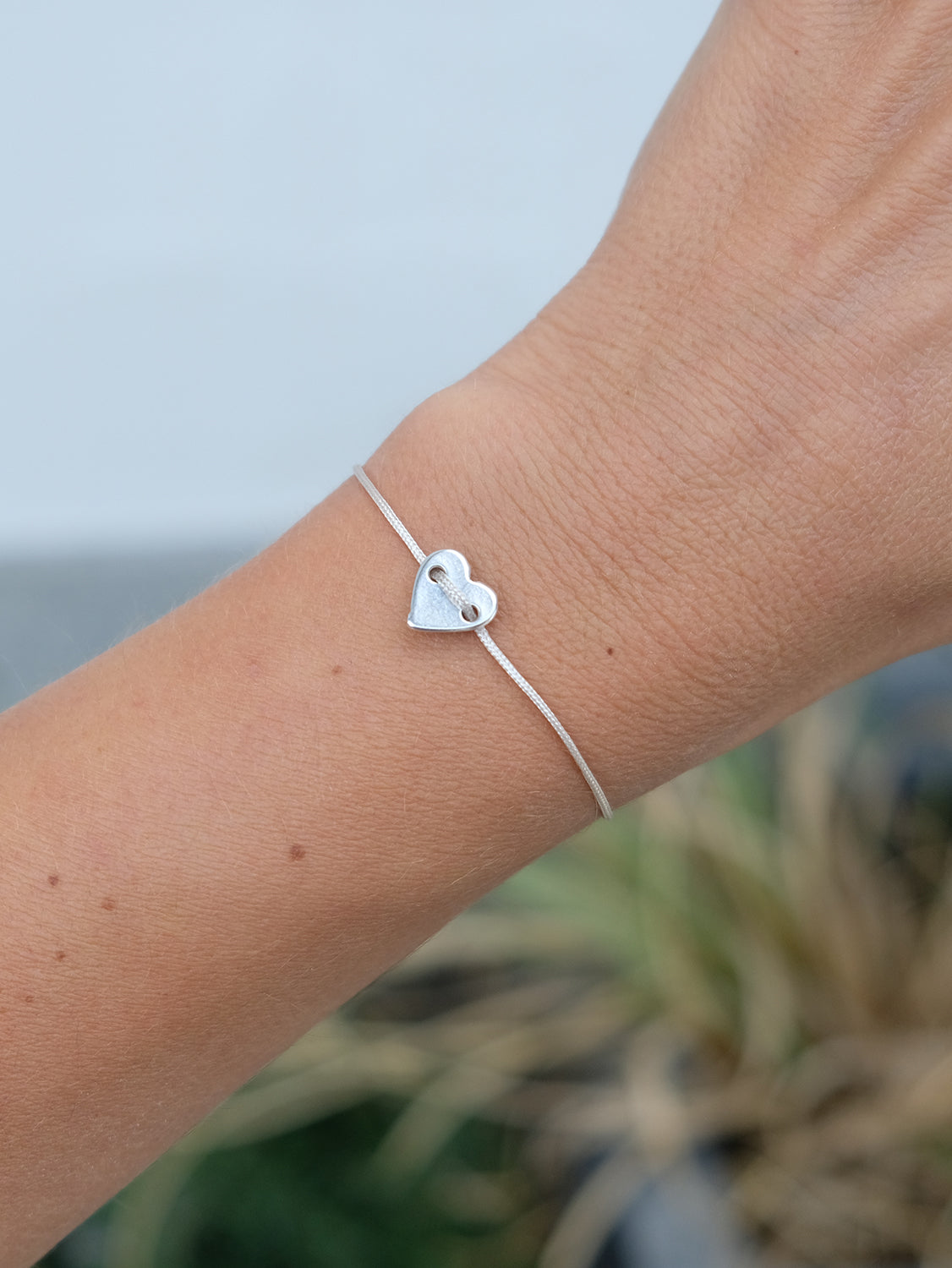 Armband Herzchen | Geschenkkarte | Metall