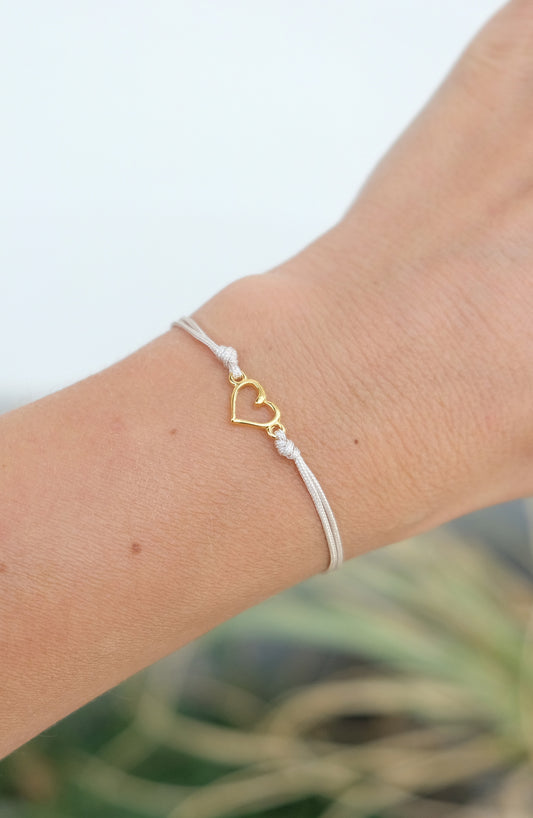 Armband Herz | Geschenkkarte | Metall