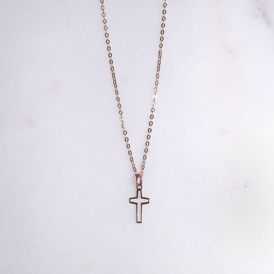 Kreuz | Ankerkette | Roségold
