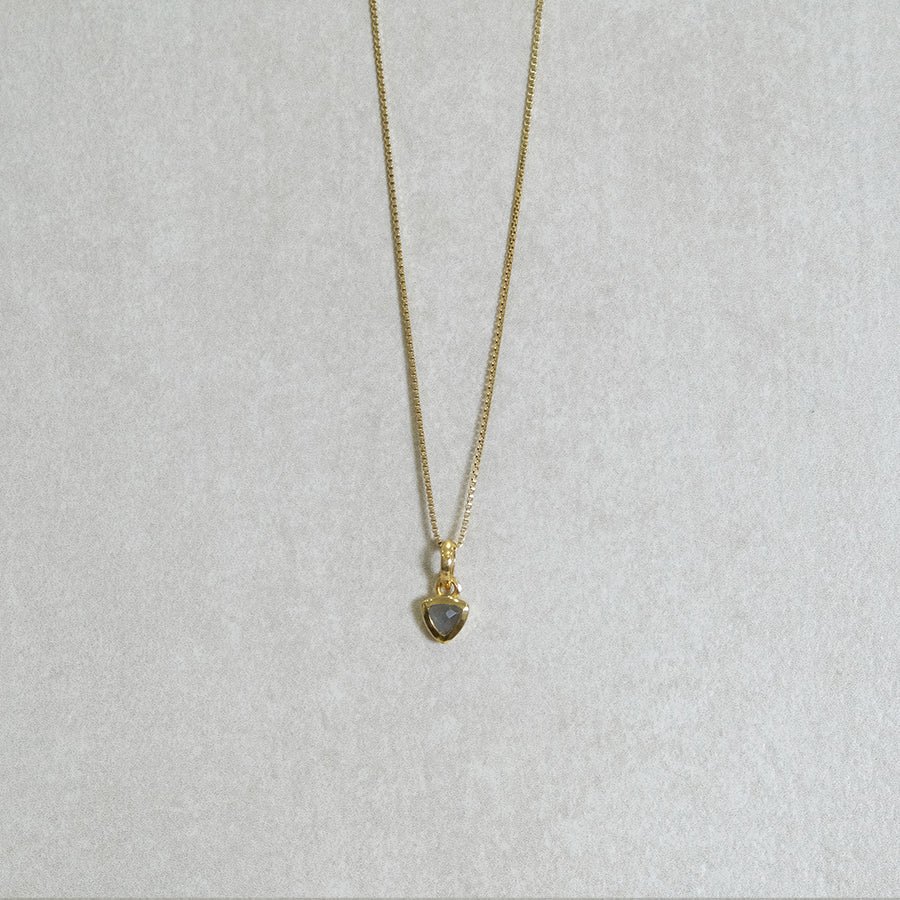 "Eclipse" Labradorit | Venezianerkette | Gold