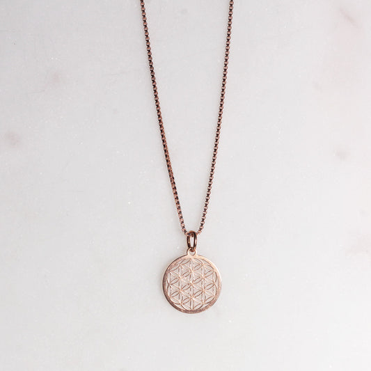 Lebensblume | Venezianerkette | Roségold