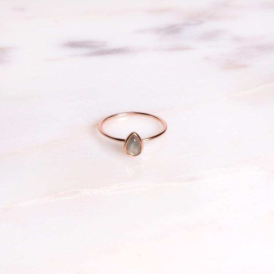 "Nova" Labradorit | Ring | Roségold