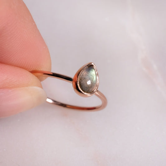 "Nova" Labradorit | Ring | Roségold