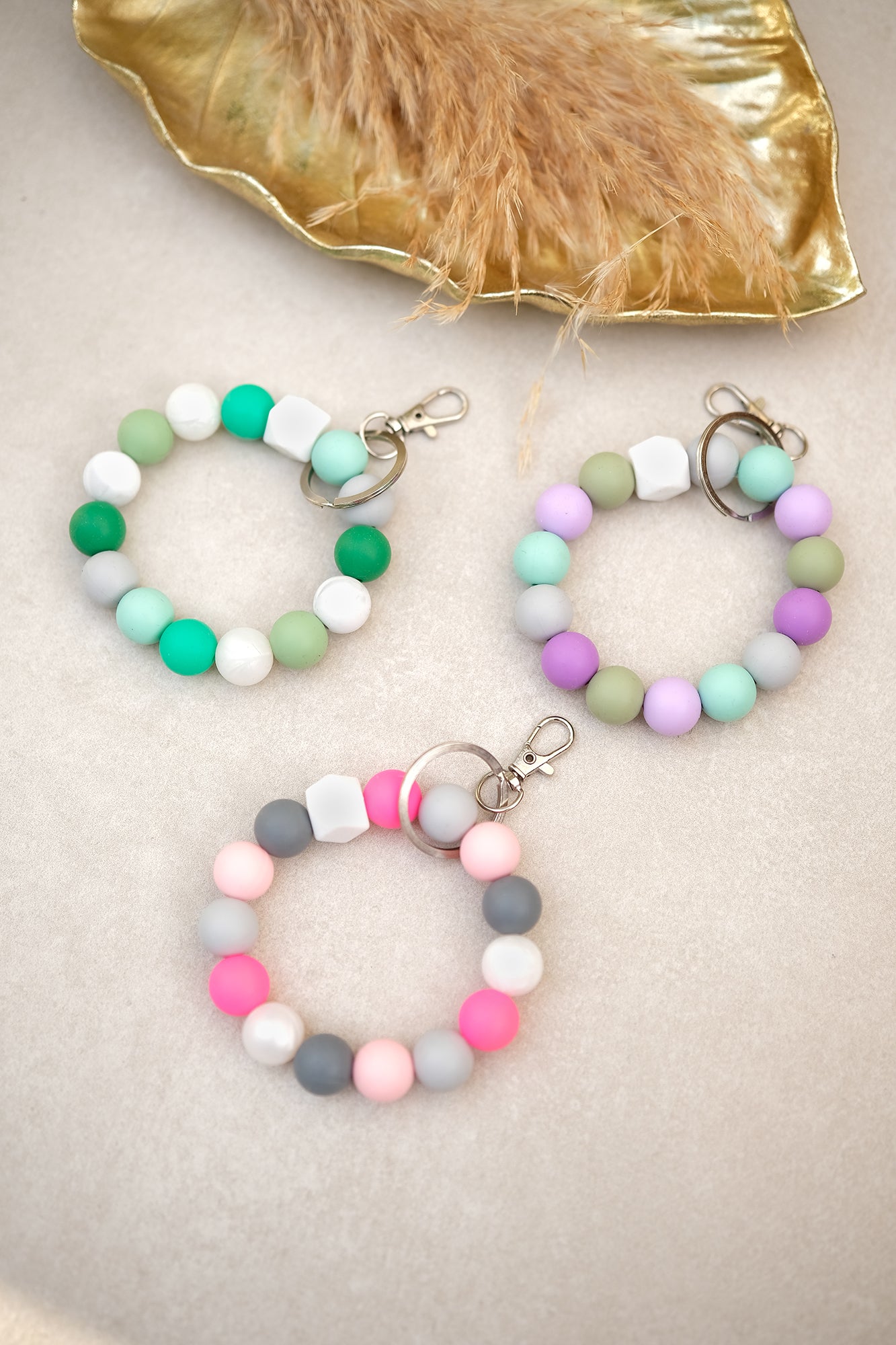 Schlüsselarmband PASTELL | Silikon