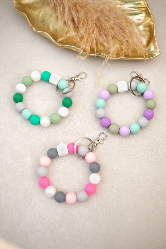 Schlüsselarmband PASTELL | Silikon