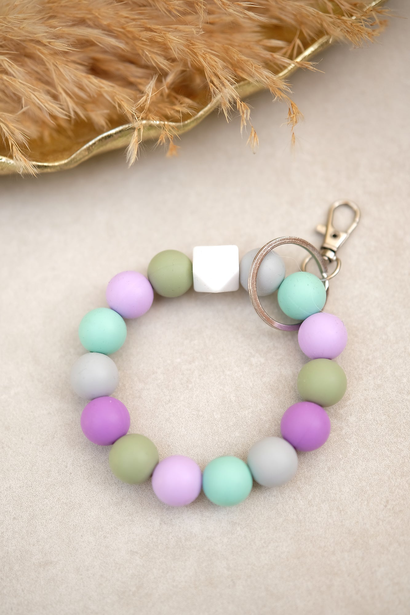 Schlüsselarmband PASTELL | Silikon