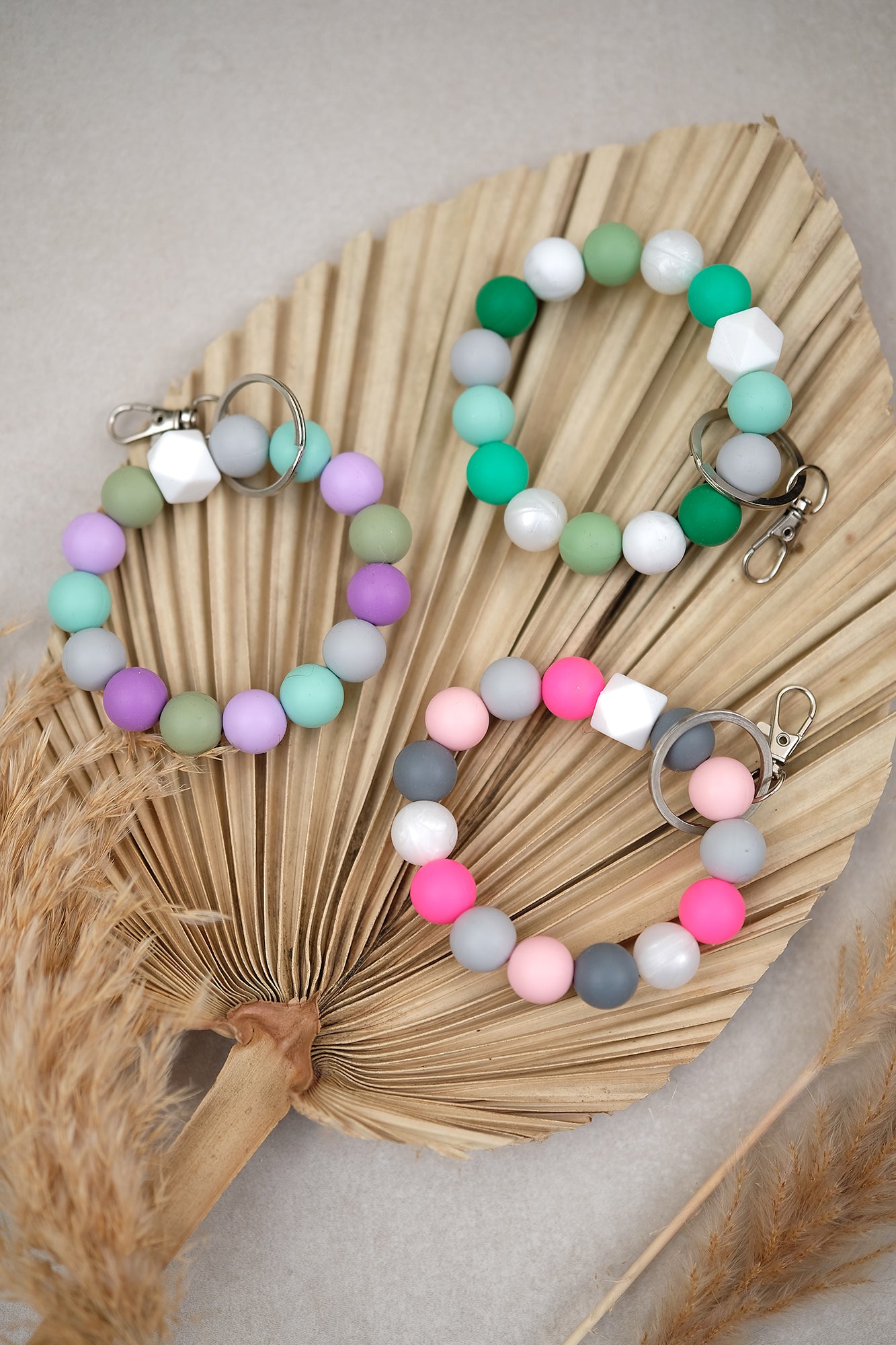 Schlüsselarmband PASTELL | Silikon