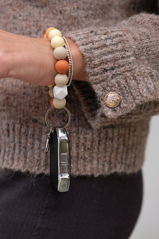 Schlüsselarmband NUDE | Silikon