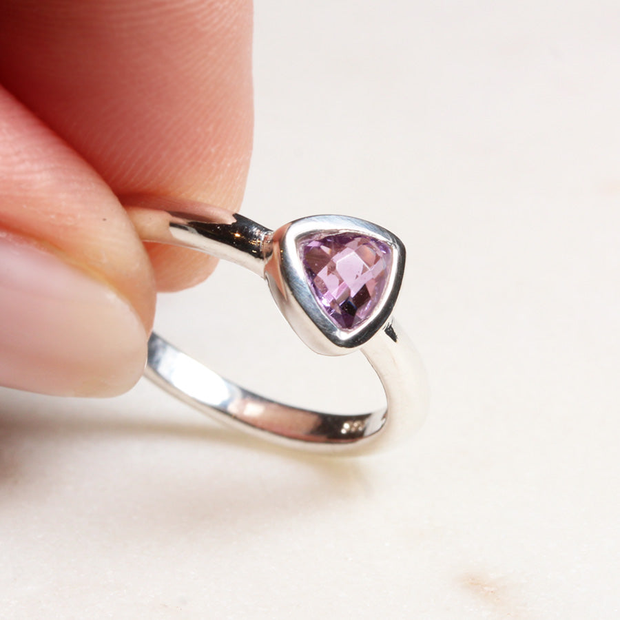 "Eclipse" Amethyst | Ring | Silber