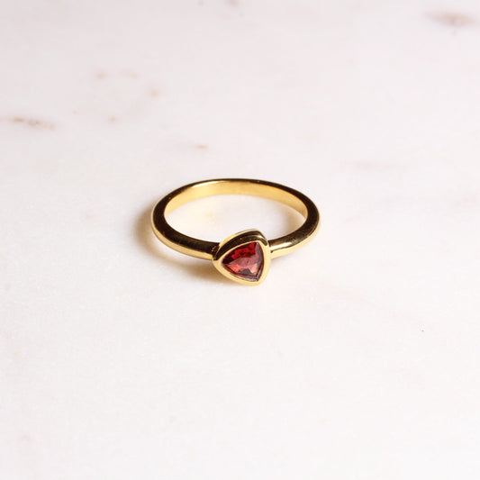 "Eclipse" Granat | Ring | Gold