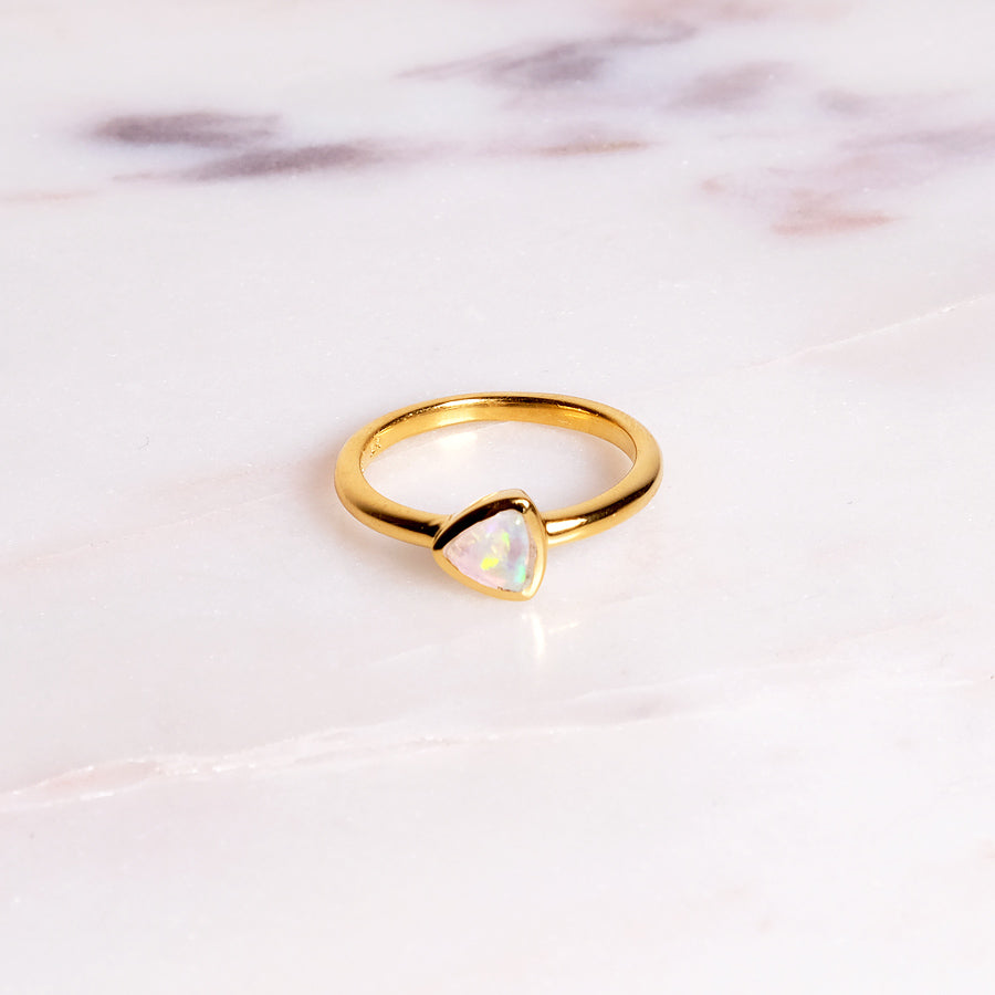"Eclipse" Opal | Ring | Gold