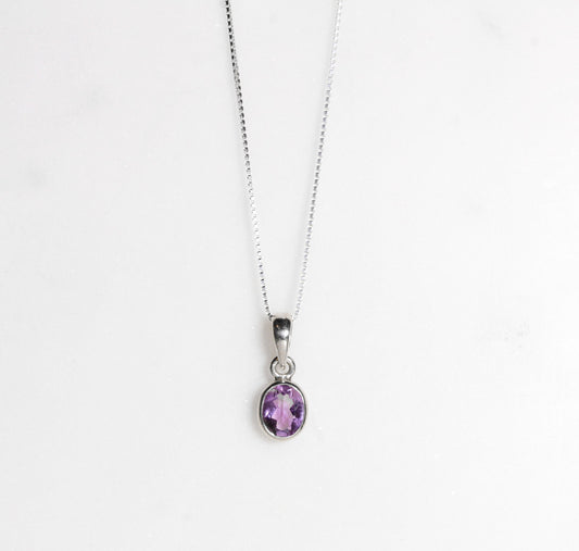 Amethyst | Venezianerkette | Silber