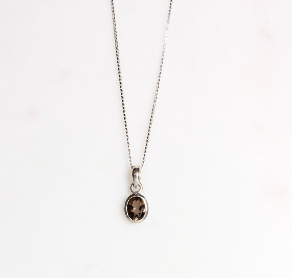 Rauchquarz | Venezianerkette | Silber