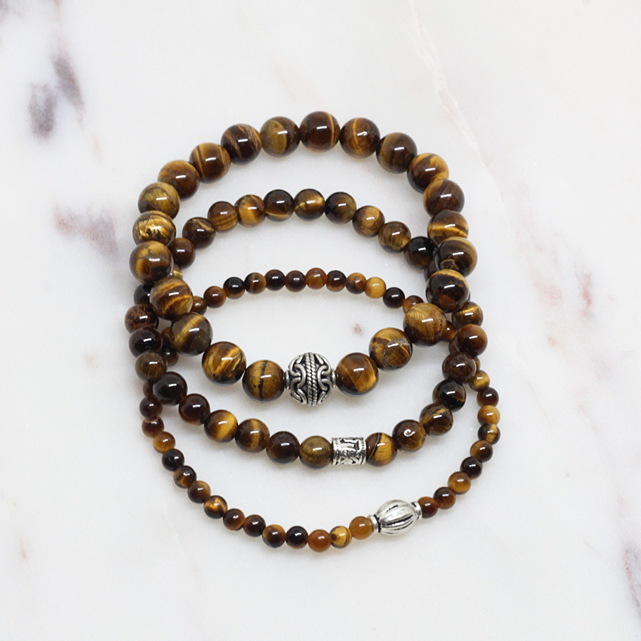 tigerauge Marleys beads