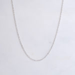 Diamantierte Silberkette