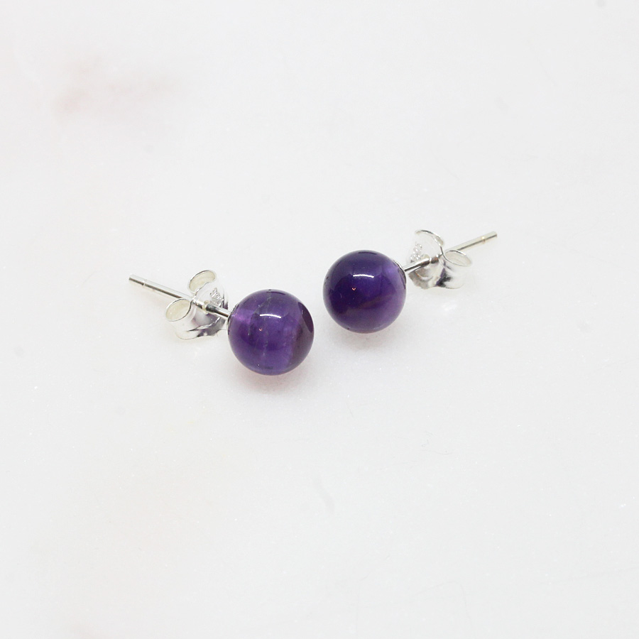 Amethyst Ohrstecker