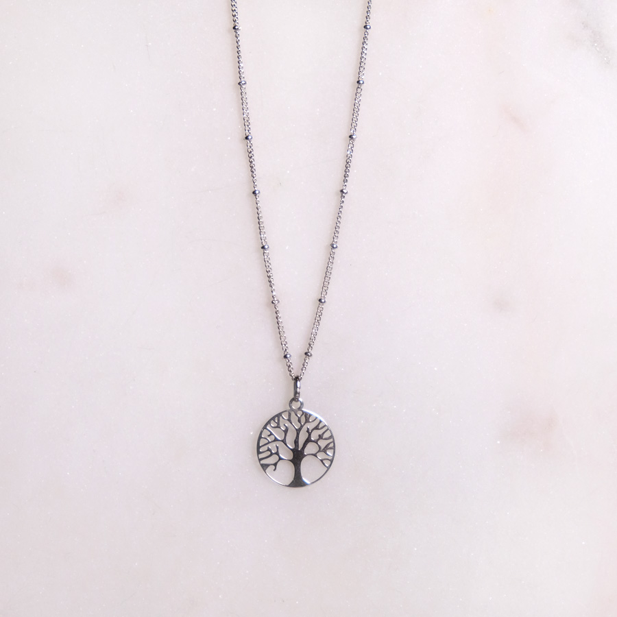 Lebensbaum Kette Silber