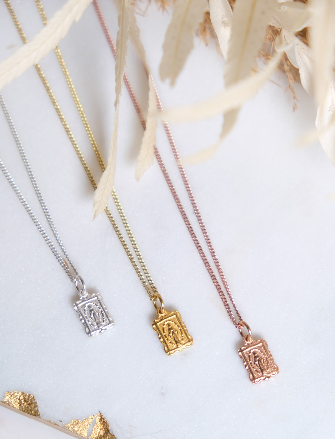 Madonna Panzerkette Silber