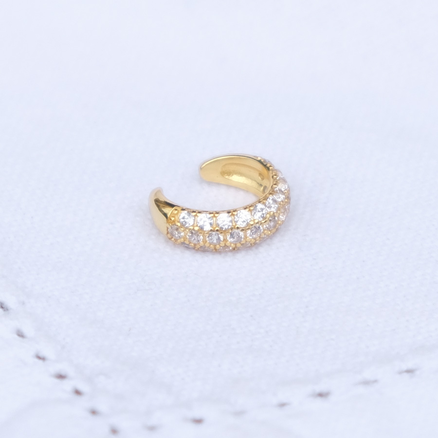 Earcuff Gold Zirkonia