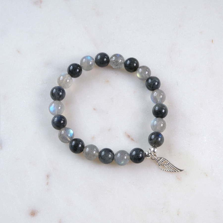 Armband Labradorit 925 Silber