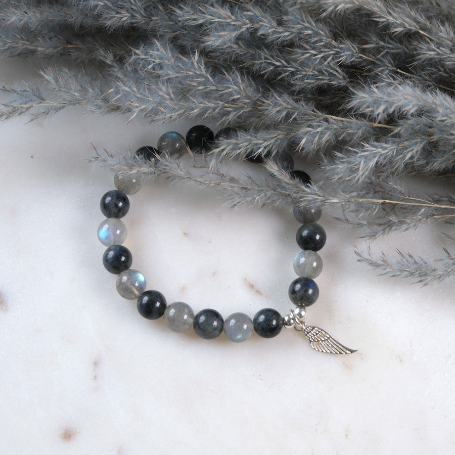 Armband Labradorit 925 Silber